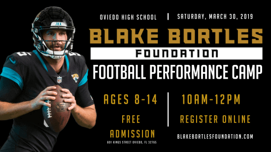 Blake Bortles Foundation Football Camp