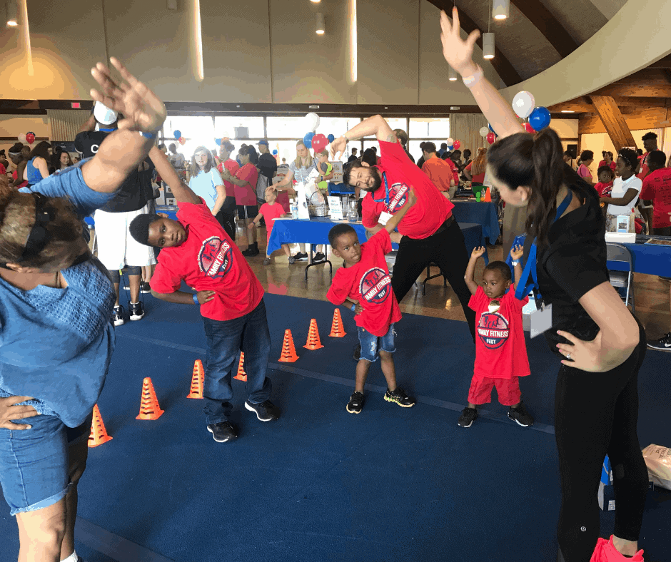 4th Annual Family Fitness Fest Stretch