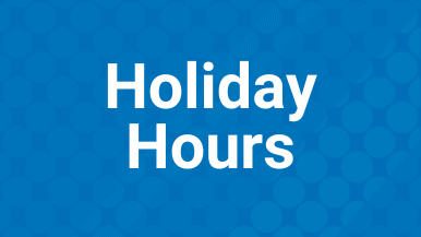 OOC 2019 Holiday Hours