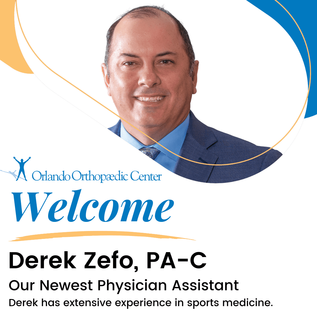 Welcome Derek Zefo, PA-C